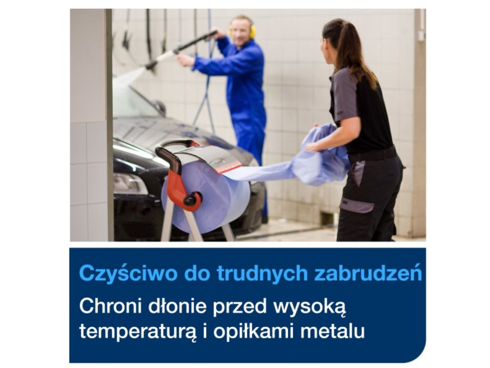 Czyściwo TORK 530237 Trudne Zabrudzenia 106m Blue Rola